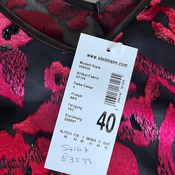 Steilmann 2-piece Sheer Blouse: BRAND NEW - Picture 11 of 12